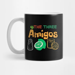 Three Amigos Mexican Drinking Cute Cinco De Mayo Fiesta Tequila Mug